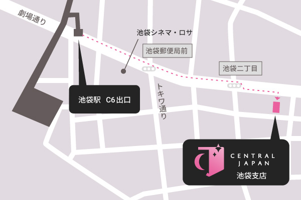池袋支店地図